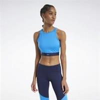 REEBOK Womens Blue Sports Tight Fit Crop Top Size UK Small BNWT
