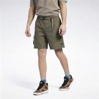 REEBOK Mens Khaki Green Classic Camping Shorts Size XS BNWT - XS Regular