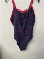 ReebokOne Piece Swimsuit Size L Swimming Costume navy and red - L Regular