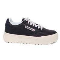 Reebok Club C Megacourt Kids Shoes Trainers UK Size 2.5  Black / Chalk