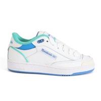 Reebok Club C Bulc Kids Shoes Trainers UK Size 2.5  White Green Blue