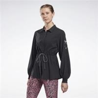 REEBOK Women's Black Anorak Collared Cover Up Jacket Size Large 16/18 BNWT - 16 Regular