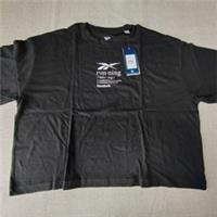 Reebok Running Graphic T-Shirt Women's XL Regular Fit Short Sleeve Black Tee - XL Regular