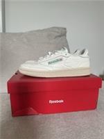 Reebok Club C 85 Vintage Tennis Top Chalk / Paperwhite Trainers Uk 4.5 Eur 36.5