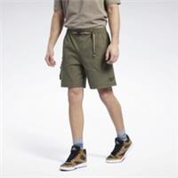 REEBOK Men's Khaki Green Classic Camping Shorts Size XS BNWT - XS Regular