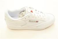Reebok Women's Club C 85 Trainers Size 7 White Lace Up Coated Leather Upper New