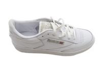 Reebok Women's Club C 85 Tennis Trainers Size 6 White Leather Low Tops New