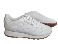 Reebok Classic Leather Mens Trainers White Gum UK 7 100008491 NWOB