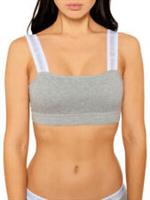 Reebok Womens Shelby Elastane Sport Bra Crop Top.SIZE XS.Removable Cups. - XS Regular