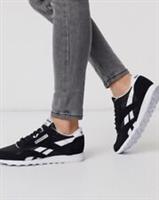 Women's Reebok Classic Leather Suede & Nylon Trainers RRP £65