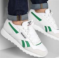 Men's Reebok Glide Trainers White/Green RRP £85