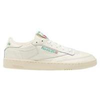 REEBOK MENS CLUB C 85 TRAINERS SHOES SNEAKERS CHALK WHITE GREEN RETRO 80S NEW OG
