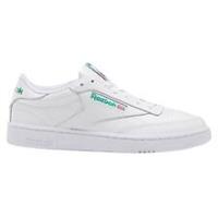 REEBOK MEN'S CLUB C 85 TRAINERS SHOES SNEAKERS WHITE GREEN RETRO 80S NEW BNWT OG