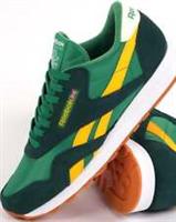 Reebok Classic Trainers Green Yellow