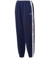 REEBOK Training Essential Womens Blue Fleece Joggers Ladies Size UK 24-26 NEW - 24 Regular