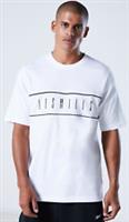 REEBOK Les Mills Short Sleeve White Cotton T-Shirt Mens Size UK Small NEW