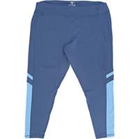 Reebok Blue Training Plus Workout Ready Powerplay Leggings RRP£35 Size:4XL