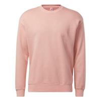 REEBOK CLASSICS MEN'S CREW NECK SWEATSHIRT JUMPER COTTON PINK COMFY LOUNGE 2XL - 2XL Regular