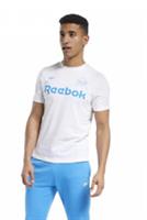 REEBOK Men's GS Seasonal Graphic Basic T-Shirt White Size UK Large NEW - L Regular