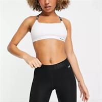 REEBOK Women's Greta Crop Top Sports Bra White Size Large (42) NEW - L Regular