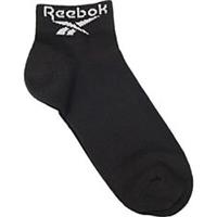 Reebok Womens 3 Pack Logo Ankle Socks In Black RRP £12 SIZE-S