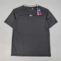 Reebok Mens T Shirt Black Medium Workout Ready Mesh Tee SpeedWick Top - M Regular