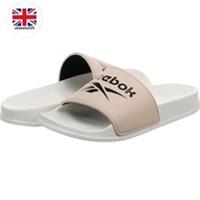 Reebok Classics Men's RBK Fulgere Slides Chalk/Soft Ecru/Core Black Size UK 13