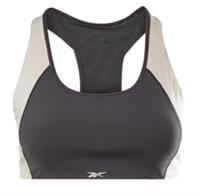 REEBOK Women's Padded Lux Racer Sports Bra Black Ladies Size UK 4X 30-32 NEW - 4X 30-32 Plus