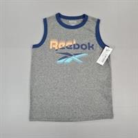 Reebok Kids Boys Tank Top Grey 11- 12 Years Big Logo Vest