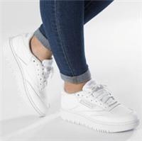 Women's Reebok Classic Leather Trainers club C Double Platform High