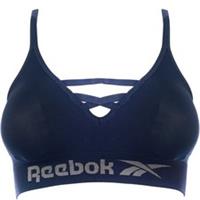Reebok Womens Navy Seamless Bra RRP£12 Size:X-Small