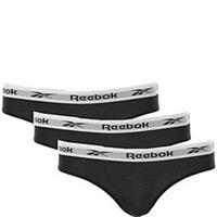 Reebok Women's Black 3-Pack Brief RRP£12 Size:X-Small