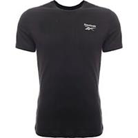 Reebok Mens Classics T-Shirt with Small Logo in Black RRP £17 SIZE-S