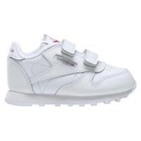 REEBOK INFANTS CLASSIC LEATHER V2 TRAINERS SHOES SNEAKERS WHITE RETRO TODDLERS