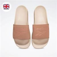 Womens Slide Sandals UK 6.5 EUR 40 Reebok Flip Flops Summer Shoes Beige NEW