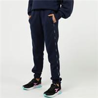 REEBOK Women's Piping Fleece Track Joggers Blue Ladies Size UK Small 8-10 NEW - S Regular