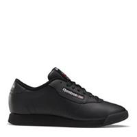 REEBOK WOMEN'S PRINCESS TRAINERS SHOES SNEAKERS BLACK SMART RETRO 80S NEW BNWT