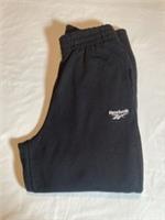 Reebok Black Drawstring Joggers Size Small
