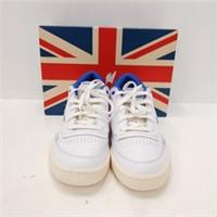 Reebok Club C Mid II Trainers Size UK 6.5 Blue White Mens New Boxed RMF-FPL24