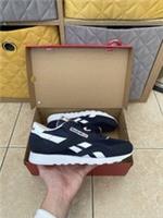 Reebok Classic Nylon Navy Blue White Trainers Shoes BNIB Size 8uk Mens