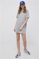 REEBOK Classic Women's T-Shirt Dress Grey Ladies Size UK XS 4-6 NEW - XS Petites