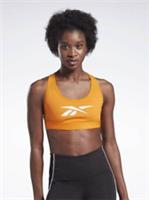 REEBOK Women's S Hero Racer Sports Bra Orange Ladies Size UK Small 8-10 NEW - S Regular