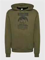 REEBOK Men's Cl Camping Graphic Hooded Jumper Hoodie Green Size UK Small NEW - S Regular