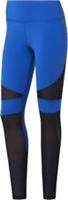 REEBOK Women's TS Lux Tight 2.0 Leggings Blue/Black Ladies Size UK XS/S NEW - XS Petites