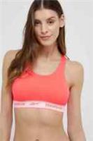 REEBOK Women's Seamless Ribbed Crop Top Red Ladies Size Large 42 NEW - L Regular