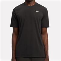 REEBOK Mens Black Short Sleeve Cotton T-Shirt Size Small NEW - S Regular