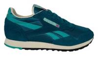 Brand New Reebok Blue Suede Leather Trainers Woman Size Uk 3.5