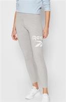 REEBOK Identitiy Logo Ladies Grey Leggings Womens 7/8 Length Size UK 8-10 NEW - 8-10 Regular
