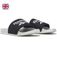 Reebok Women's Slides Size 6.5 Black Summer Flip Flops Sandals Pool Beach Shoes