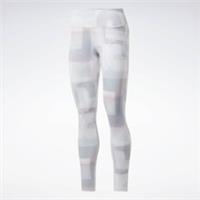 REEBOK Lux Bold 2.0 Women's Tight Leggings Grey/Pink Ladies Size UK M 12-14 NEW - M Regular